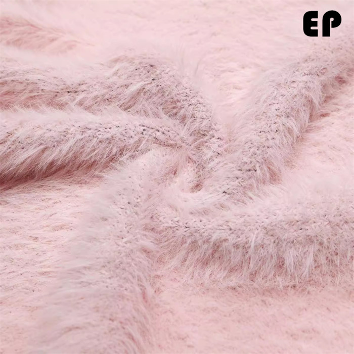 Women Knitted Sweater Pullover Pullover Cardigan Ripped Top