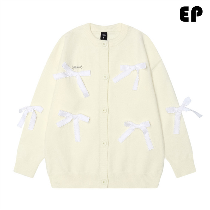 Women Knitted Sweater Pullover Pullover Cardigan Ripped Top