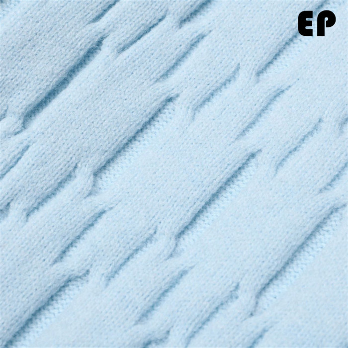 Women Knitted Sweater Pullover Pullover Cardigan Ripped Top