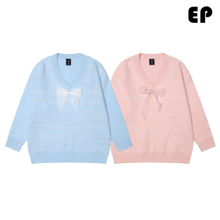 Women Knitted Sweater Pullover Pullover Cardigan Ripped Top