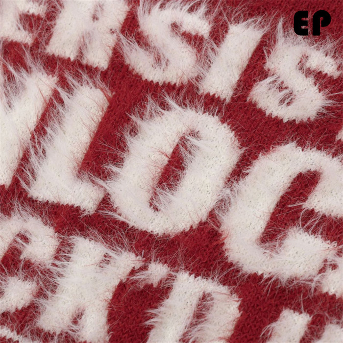 Women Knitted Sweater Pullover Pullover Cardigan Ripped Top