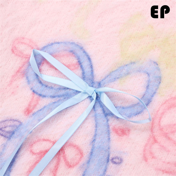 Women Knitted Sweater Pullover Pullover Cardigan Ripped Top