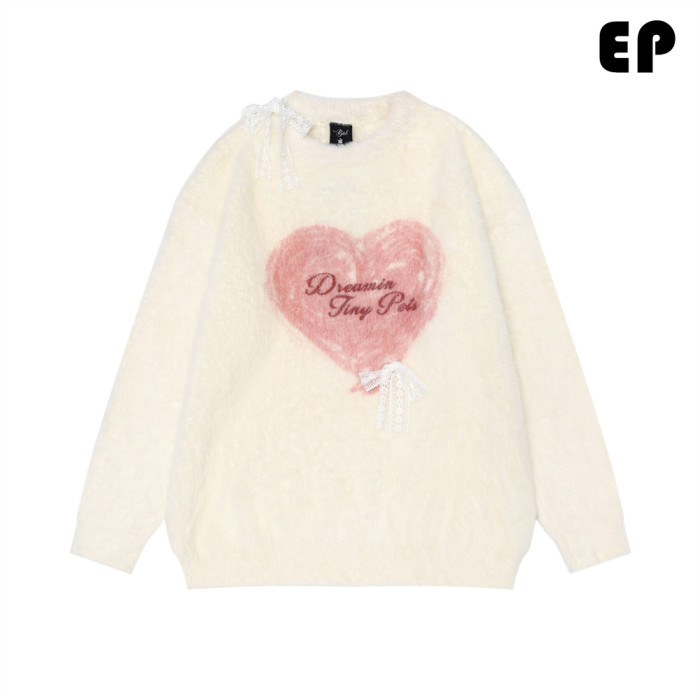 Women Knitted Sweater Pullover Pullover Cardigan Ripped Top