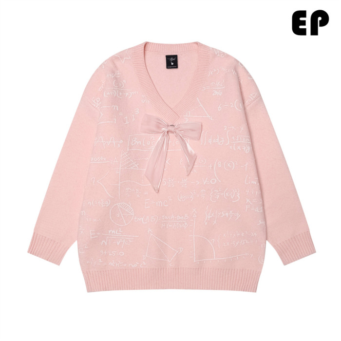 Women Knitted Sweater Pullover Pullover Cardigan Ripped Top