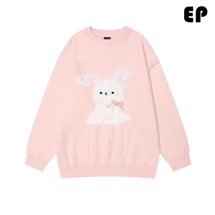 Women Knitted Sweater Pullover Pullover Cardigan Ripped Top