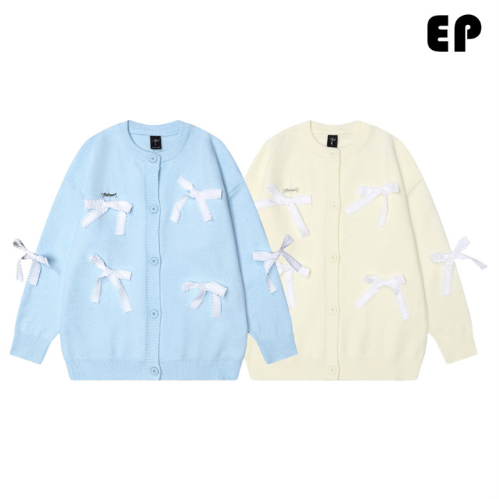 Women Knitted Sweater Pullover Pullover Cardigan Ripped Top