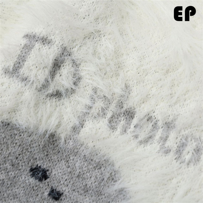 Women Knitted Sweater Pullover Pullover Cardigan Ripped Top