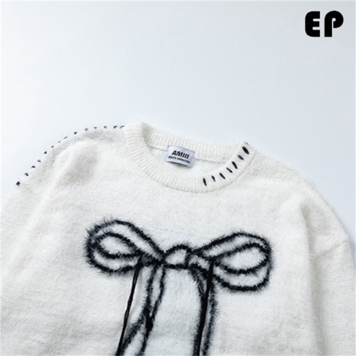 Women Knitted Sweater Pullover Pullover Cardigan Ripped Top