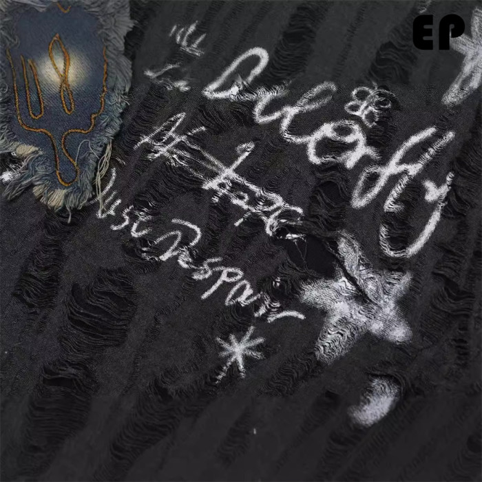 Women Knitted Sweater Pullover Pullover Cardigan Ripped Top