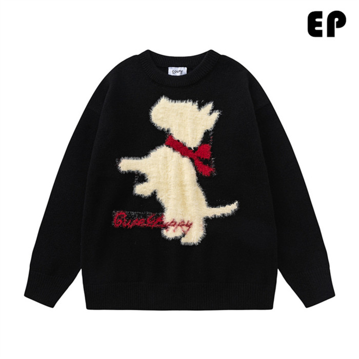 Women Knitted Sweater Pullover Pullover Cardigan Ripped Top