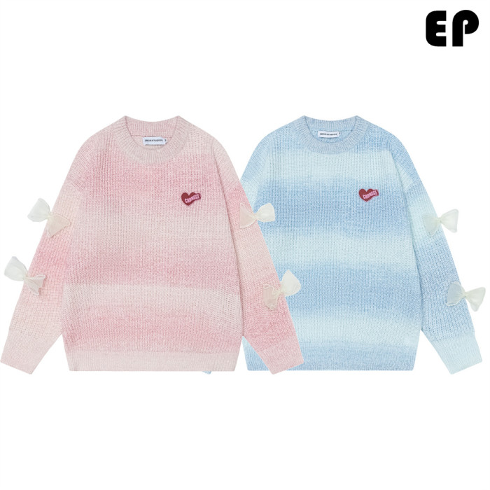 Women Knitted Sweater Pullover Pullover Cardigan Ripped Top