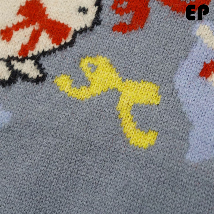 Women Knitted Sweater Pullover Pullover Cardigan Ripped Top