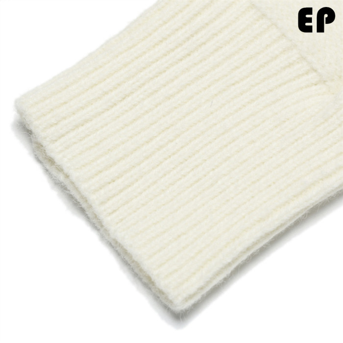 Women Knitted Sweater Pullover Pullover Cardigan Ripped Top