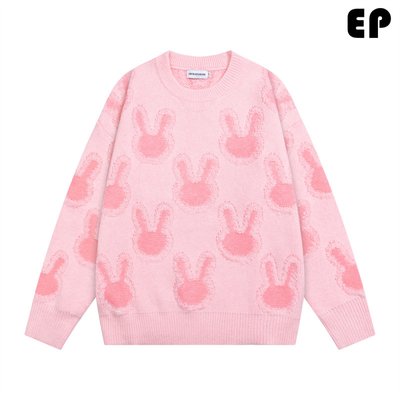 Women Knitted Sweater Pullover Pullover Cardigan Ripped Top