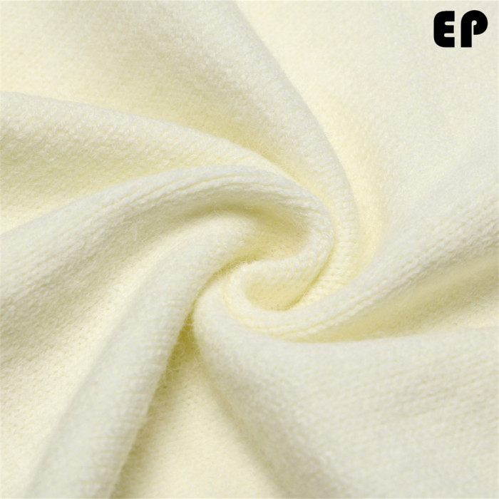 Women Knitted Sweater Pullover Pullover Cardigan Ripped Top