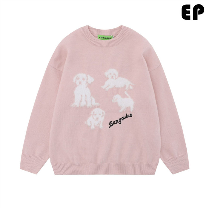 Women Knitted Sweater Pullover Pullover Cardigan Ripped Top