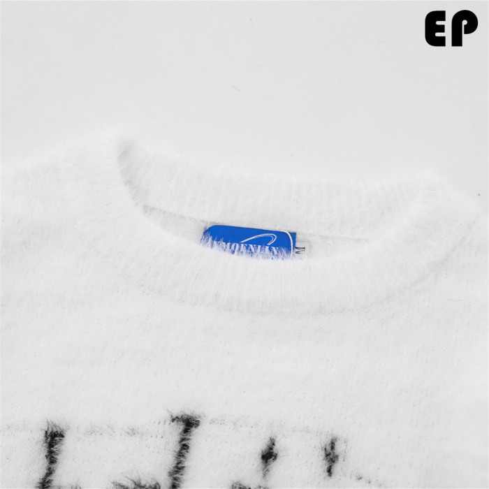 Women Knitted Sweater Pullover Pullover Cardigan Ripped Top