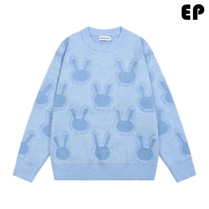 Women Knitted Sweater Pullover Pullover Cardigan Ripped Top