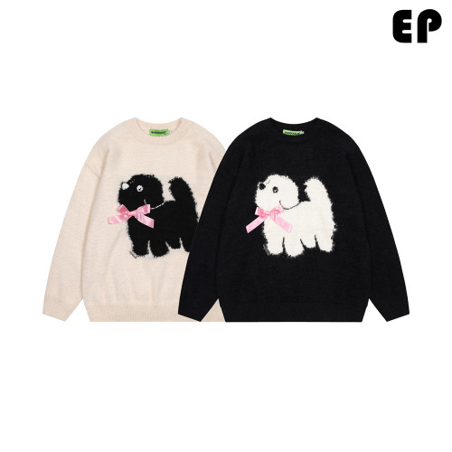 Women Knitted Sweater Pullover Pullover Cardigan Ripped Top