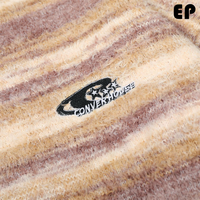 Women Knitted Sweater Pullover Pullover Cardigan Ripped Top