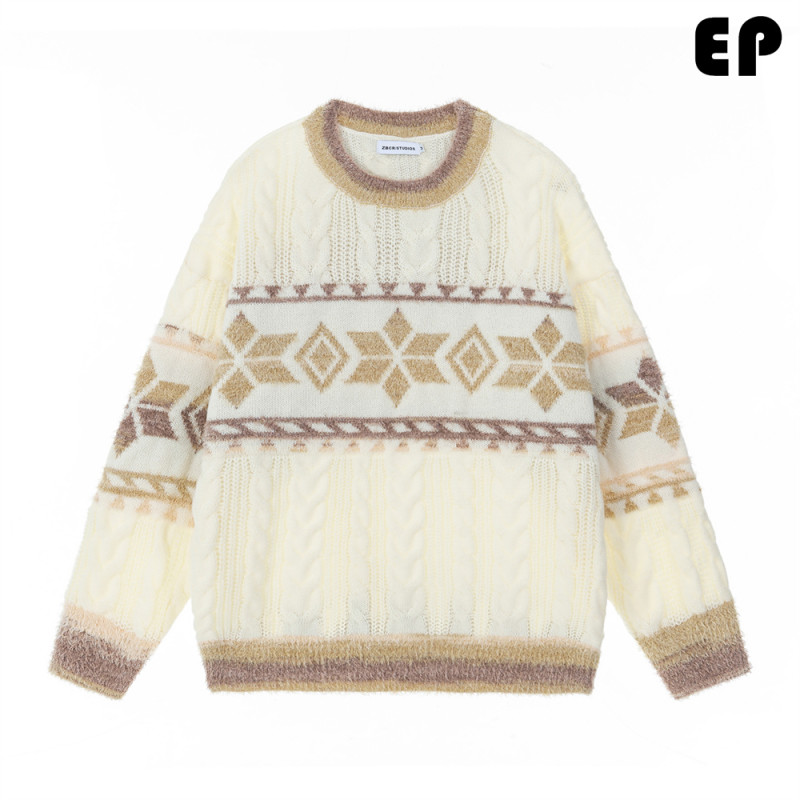 Women Knitted Sweater Pullover Pullover Cardigan Ripped Top