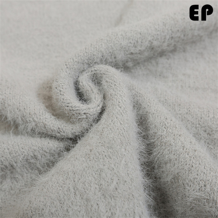 Women Knitted Sweater Pullover Pullover Cardigan Ripped Top