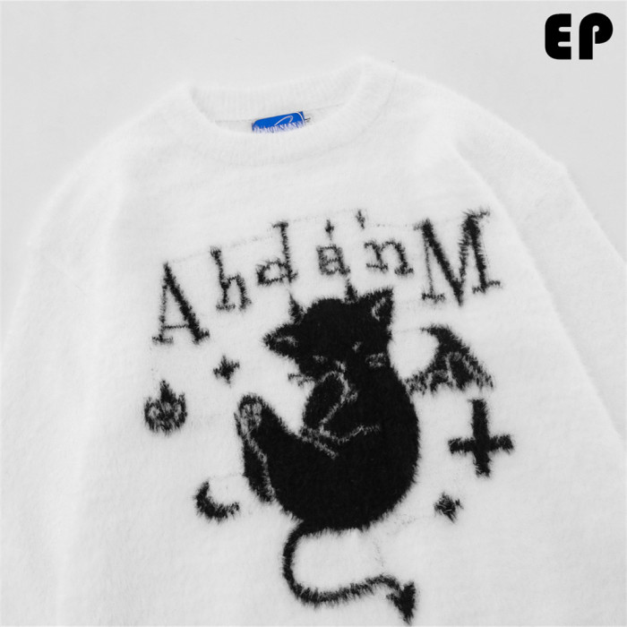 Women Knitted Sweater Pullover Pullover Cardigan Ripped Top