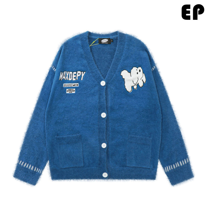 Women Knitted Sweater Pullover Pullover Cardigan Ripped Top