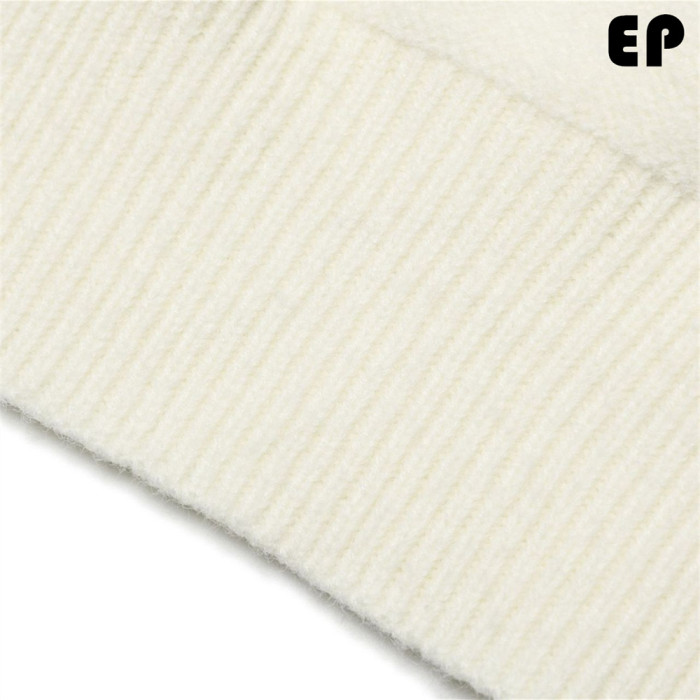 Women Knitted Sweater Pullover Pullover Cardigan Ripped Top