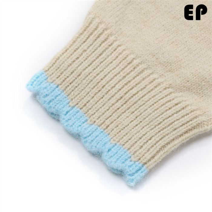 Women Knitted Sweater Pullover Pullover Cardigan Ripped Top