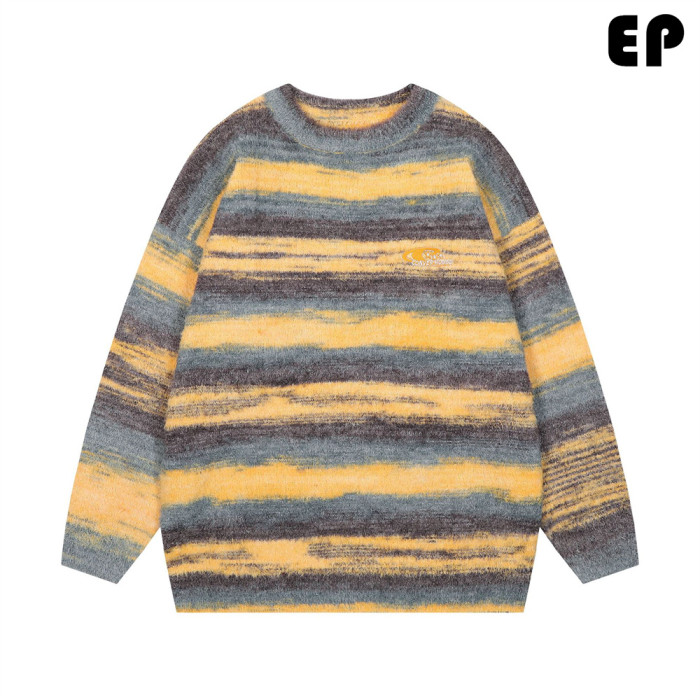 Women Knitted Sweater Pullover Pullover Cardigan Ripped Top