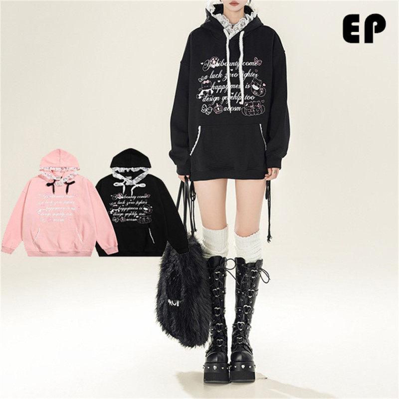 Women Hoodies Hooded Sweatshirt Tee Pullover Tops Sweats Unisex Teen Outfits