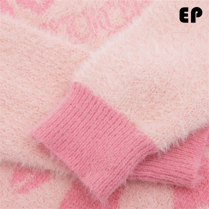 Women Knitted Sweater Pullover Pullover Cardigan Ripped Top