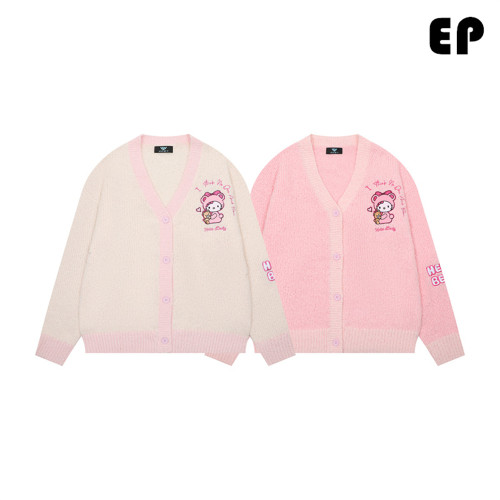 Women Knitted Sweater Pullover Pullover Cardigan Ripped Top