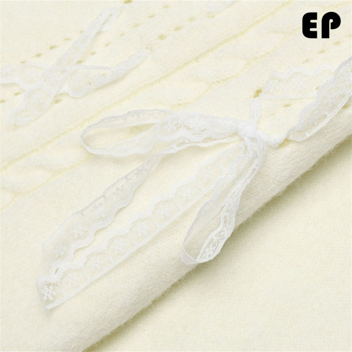 Women Knitted Sweater Pullover Pullover Cardigan Ripped Top