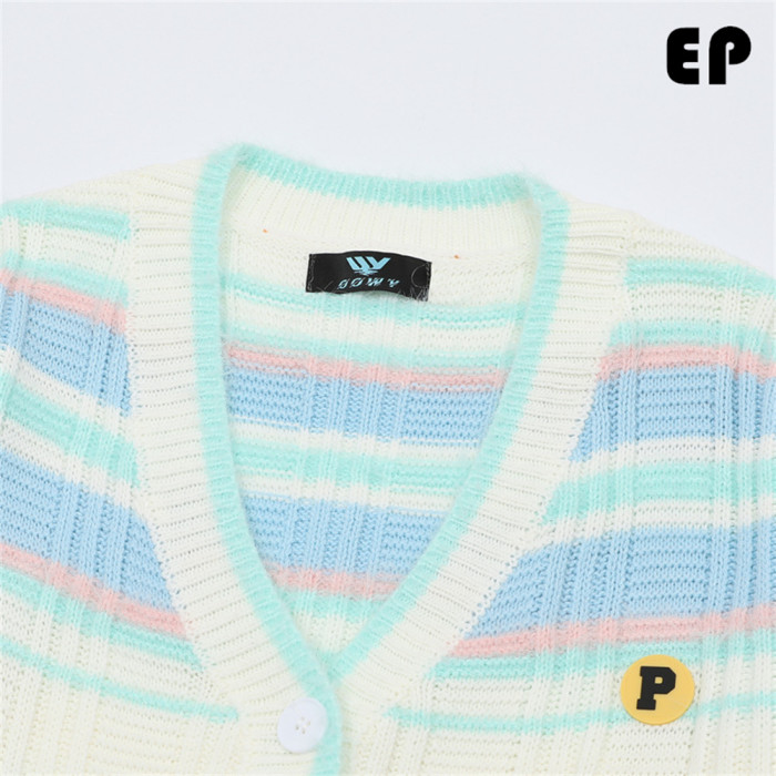 Women Knitted Sweater Pullover Pullover Cardigan Ripped Top