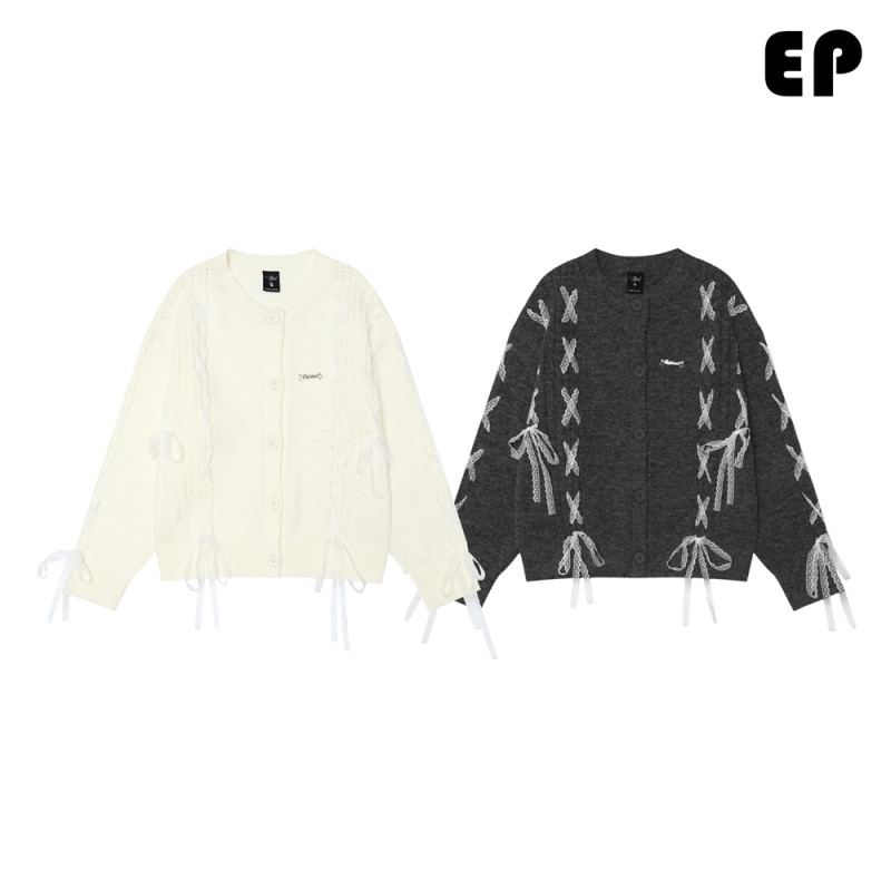 Women Knitted Sweater Pullover Pullover Cardigan Ripped Top