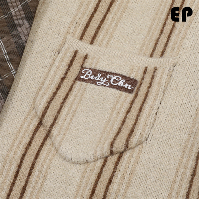 Women Knitted Sweater Pullover Pullover Cardigan Ripped Top