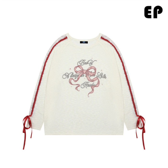 Women Knitted Sweater Pullover Pullover Cardigan Ripped Top