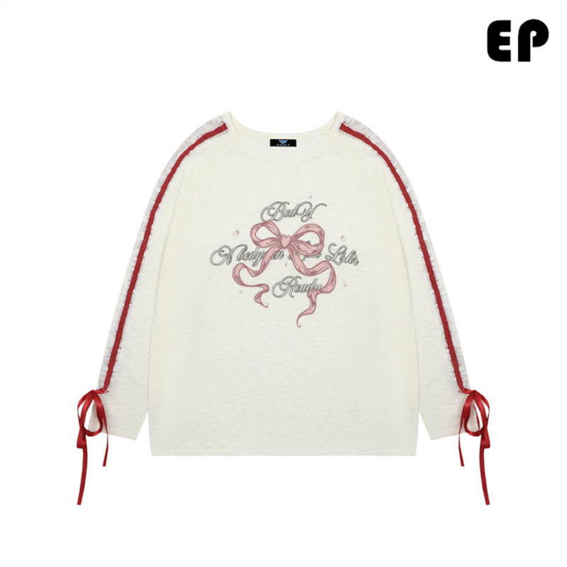 Women Knitted Sweater Pullover Pullover Cardigan Ripped Top