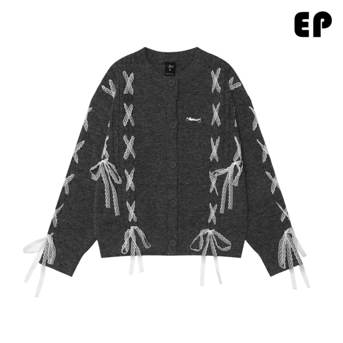 Women Knitted Sweater Pullover Pullover Cardigan Ripped Top