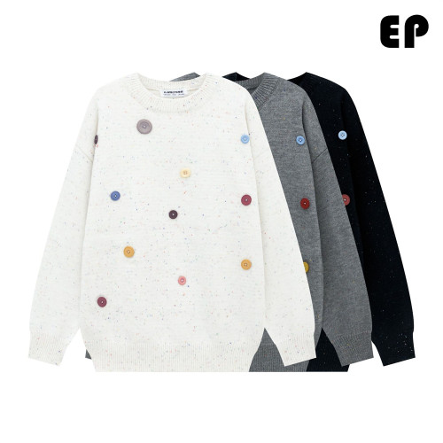 Women Knitted Sweater Pullover Pullover Cardigan Ripped Top