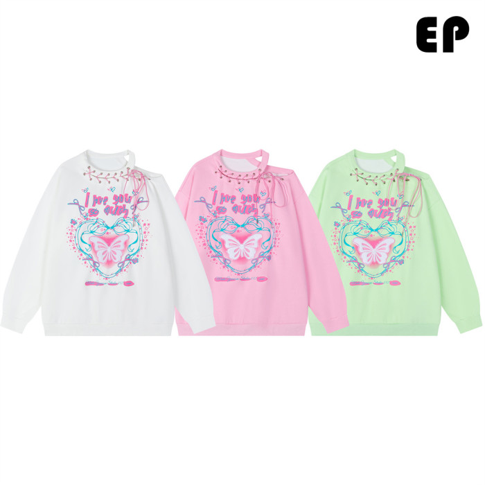 Women Hoodies Hooded Sweatshirt Tee Pullover Tops Sweats Unisex Teen Outfits