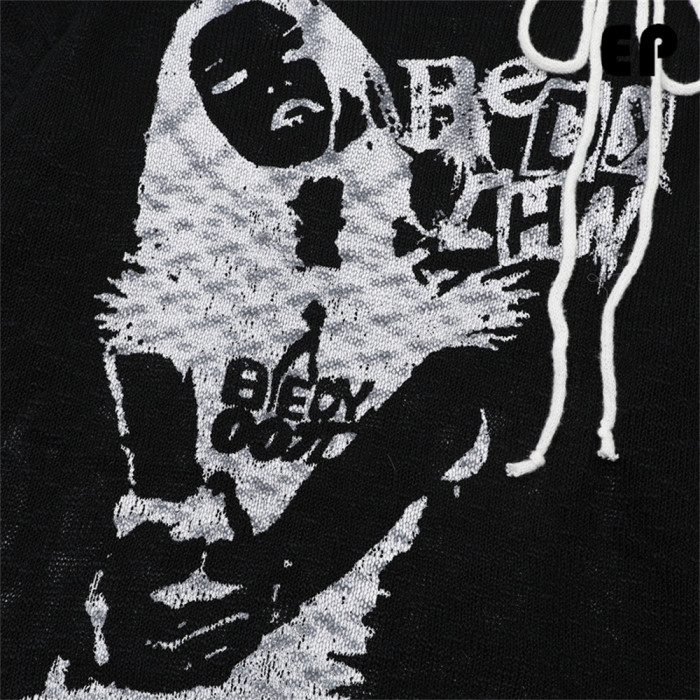 Women Knitted Sweater Pullover Pullover Cardigan Ripped Top