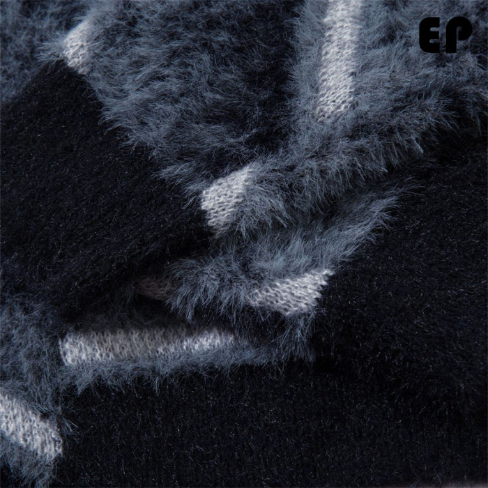 Women Knitted Sweater Pullover Pullover Cardigan Ripped Top