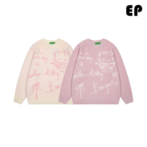 Women Knitted Sweater Pullover Pullover Cardigan Ripped Top