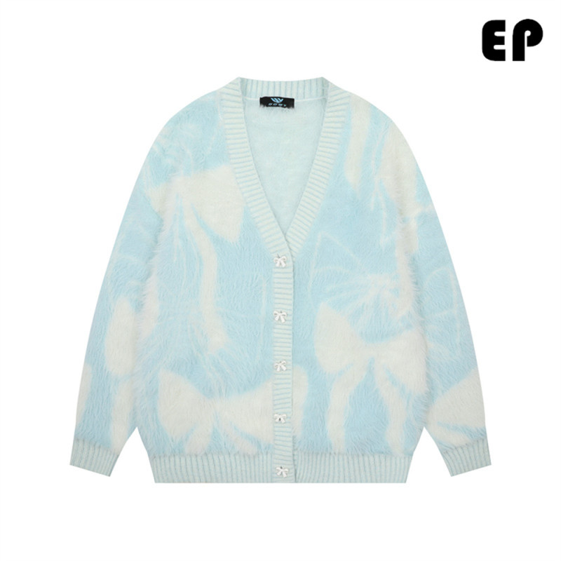 Women Knitted Sweater Pullover Pullover Cardigan Ripped Top