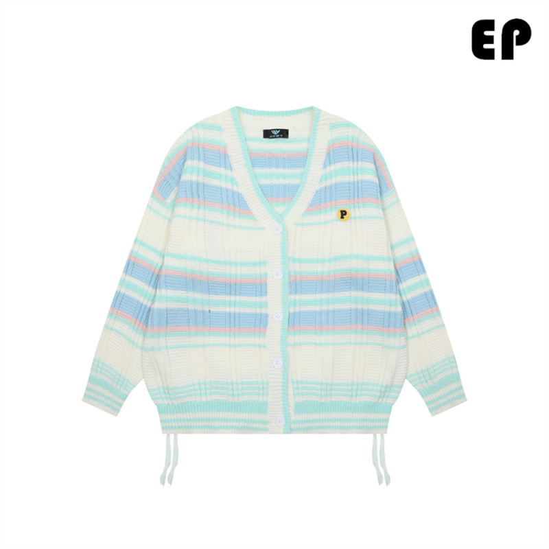 Women Knitted Sweater Pullover Pullover Cardigan Ripped Top