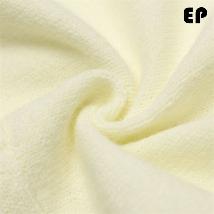 Women Knitted Sweater Pullover Pullover Cardigan Ripped Top