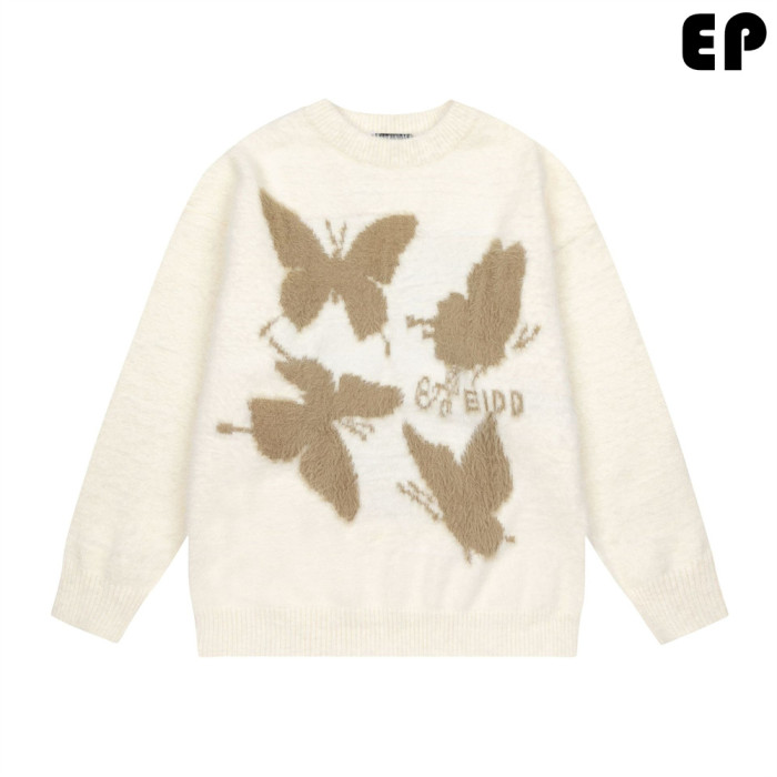 Women Knitted Sweater Pullover Pullover Cardigan Ripped Top